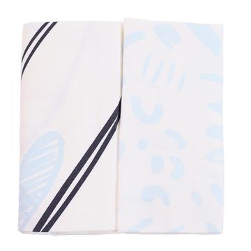 Flannel Cloth - Pack of 2 , Size: 76X76 cm